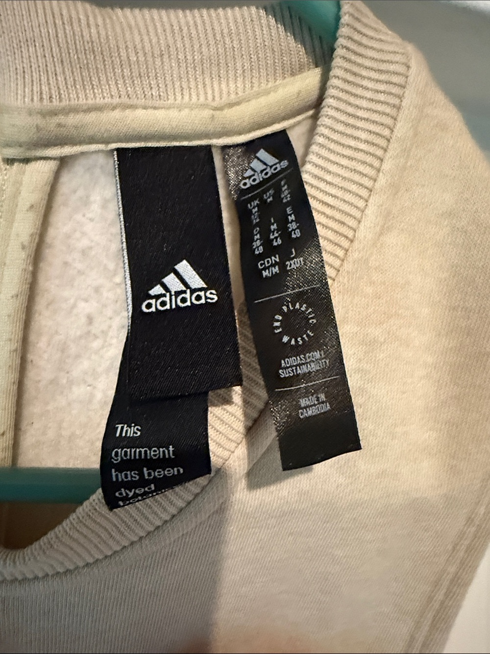 adidas Sleeveless Cream Jumpsuit - Picture 7 of 9